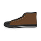 Brown Men’s High Top Sneakers - Shoes