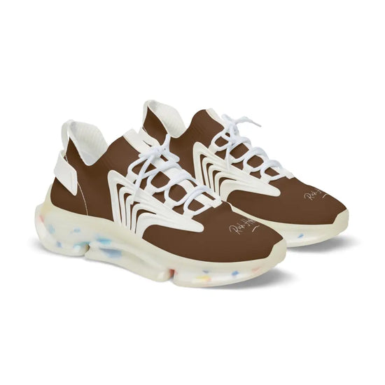 Brown Men’s Mesh Sneakers - White sole / US 5 - Shoes