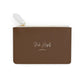 Brown Mini Clutch Bag - 6.3” x 4” / White - Bags