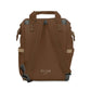 Brown Multifunctional Diaper Backpack - 15.0 × 10.8 6.7’’ -