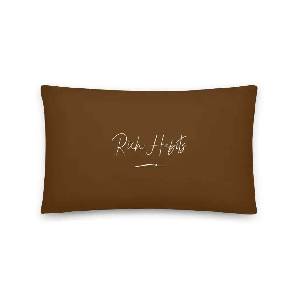 Brown Pillow - 20″×12″