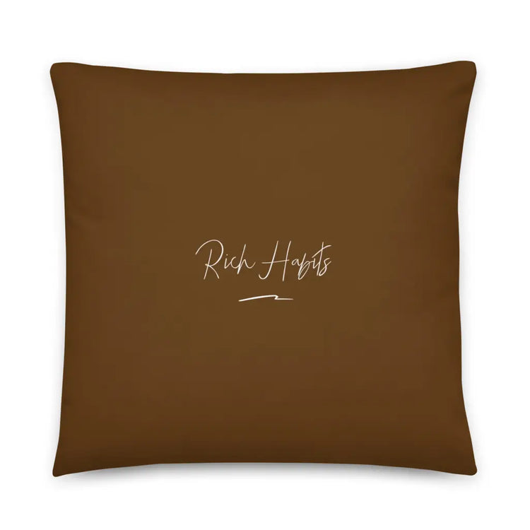 Brown Pillow - 22″×22″