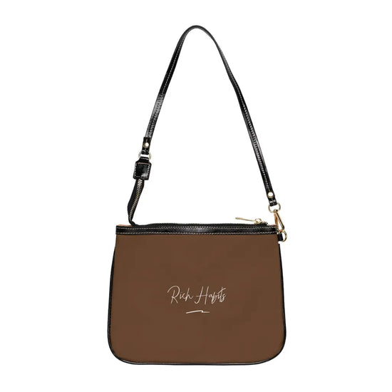 Brown Small Shoulder Bag - 10 × 8 / Black - Bags