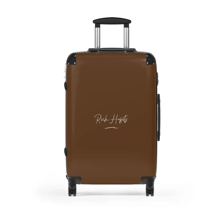 Brown Suitcase - Medium / Black - Bags