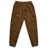 Brown Unisex track pants - White / XS