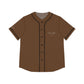 Brown Women’s Baseball Jersey - XL / Black - All Over Prints