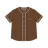 Brown Women’s Baseball Jersey - XS / Black - All Over Prints