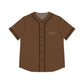 Brown Women’s Baseball Jersey - M / Black - All Over Prints