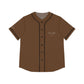 Brown Women’s Baseball Jersey - 2XL / Black - All Over