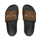 Brown Youth PU Slide Sandals - Black / Kid’s 13 - Shoes