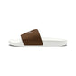 Brown Youth PU Slide Sandals - Shoes