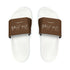 Brown Youth PU Slide Sandals - White / Kid’s 13 - Shoes