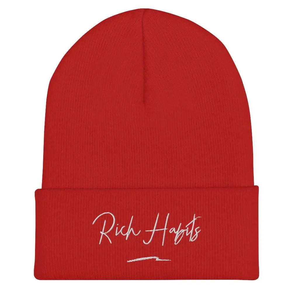 Cuffed Beanie - Red