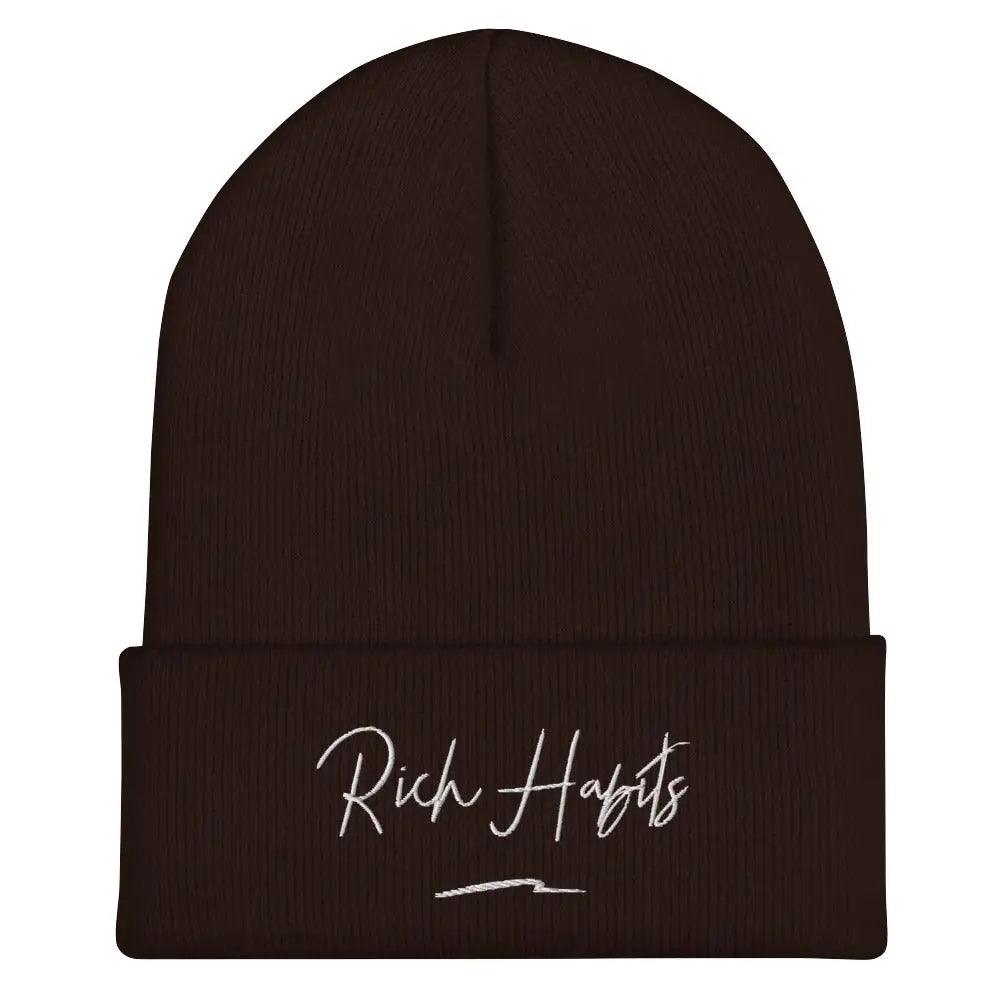 Cuffed Beanie - Brown