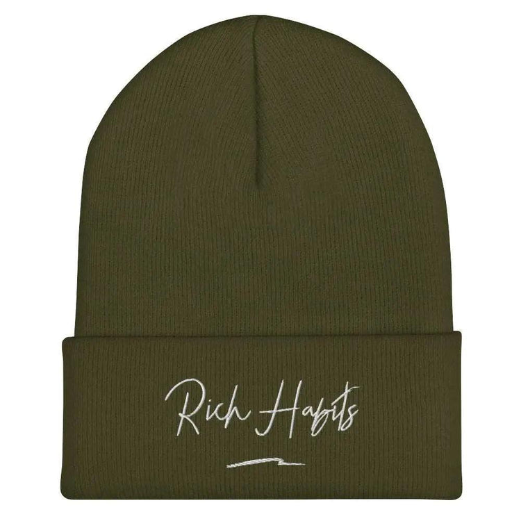 Cuffed Beanie - Olive