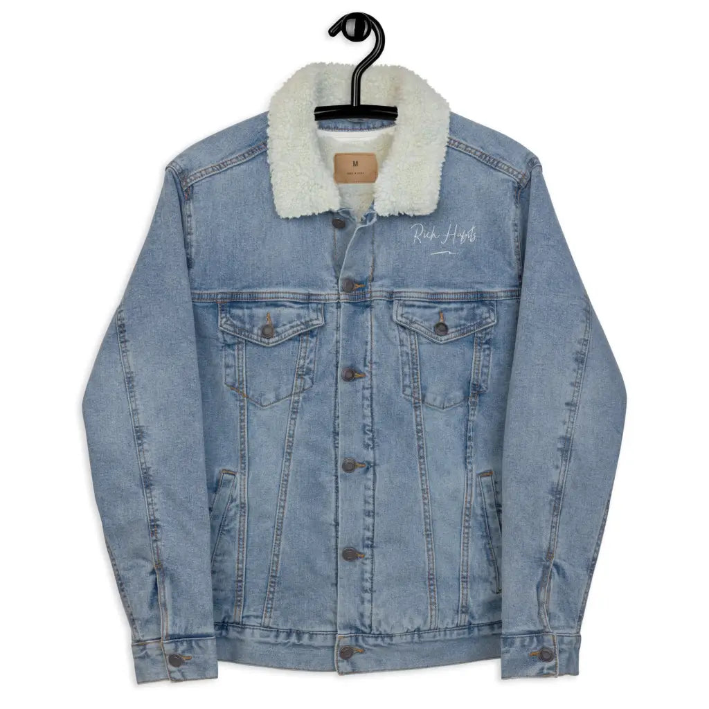 Denim Sherpa Jacket - Light / XS