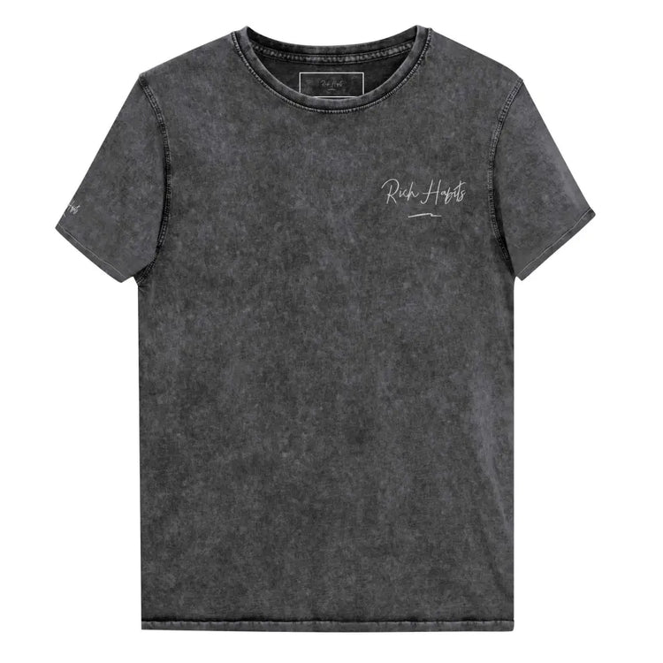 Denim T-Shirt - Black / S