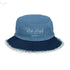 Distressed denim bucket hat - Classic / Light Denim