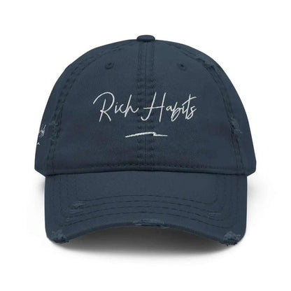 Distressed Dad Hat - Navy