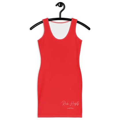 Red Fitted Dress - XS