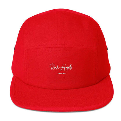 Five Panel Cap - Red