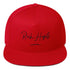 Flat Bill Cap - Red