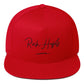 Flat Bill Cap - Red