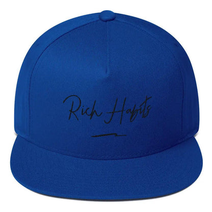 Flat Bill Cap - Royal Blue