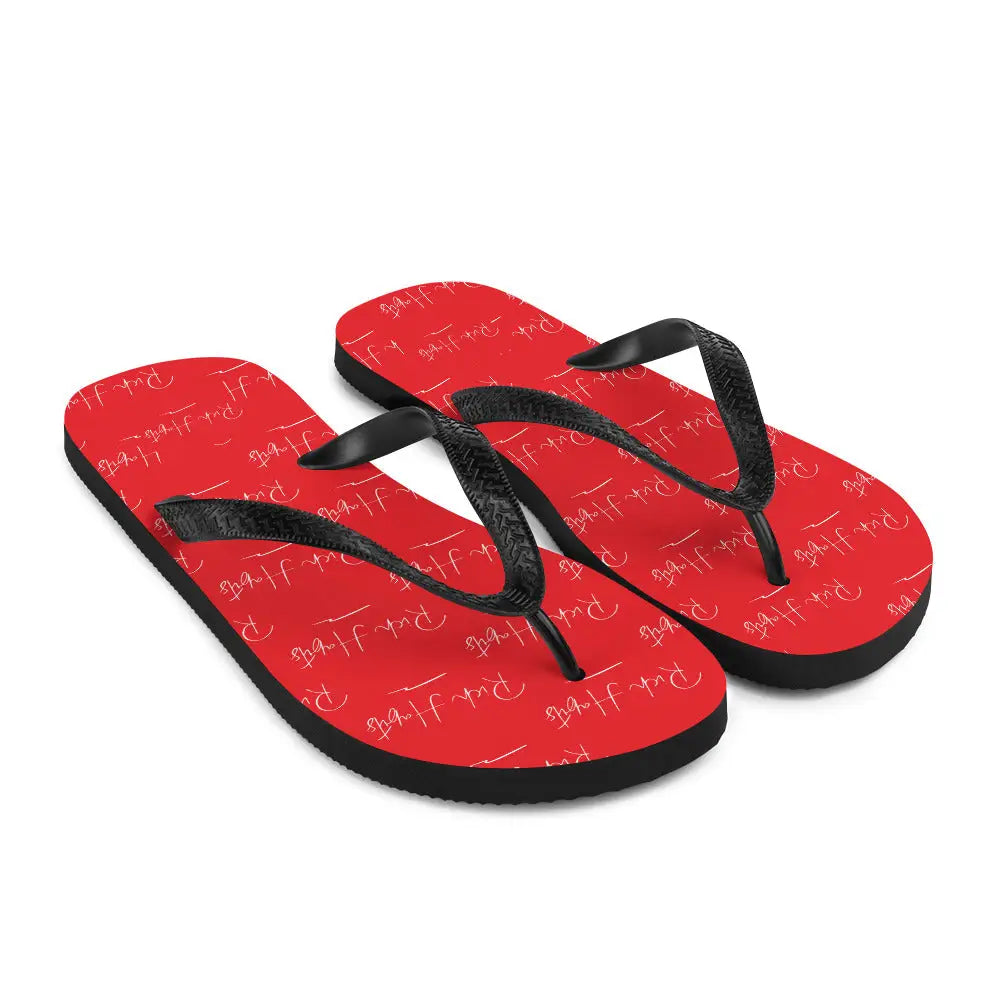 Red Flip-Flops