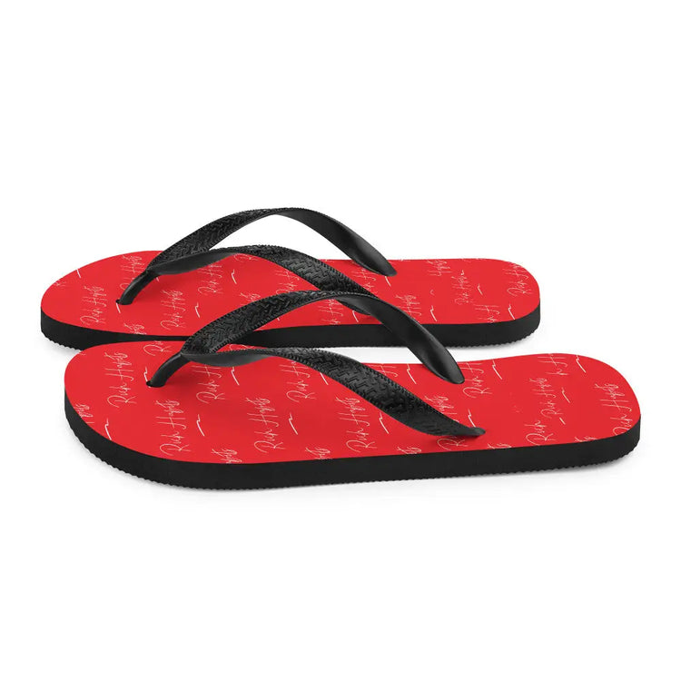 Red Flip-Flops