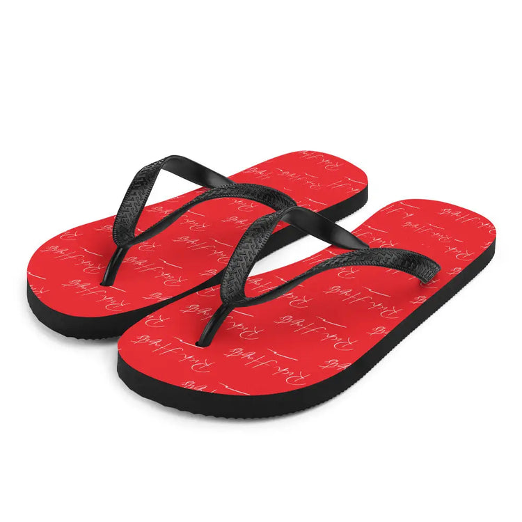 Red Flip-Flops - S