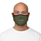 Green Fitted Polyester Face Mask - One size - Accessories