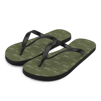 Green Flip-Flops - S