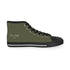 Green Men’s High Top Sneakers - US 5 / Black sole - Shoes