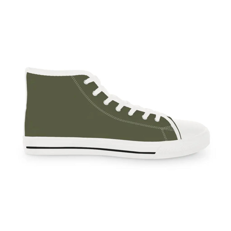 Green Men’s High Top Sneakers - Shoes