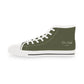 Green Men’s High Top Sneakers - Shoes