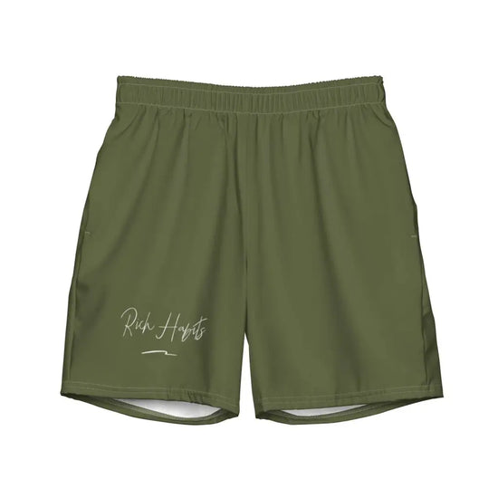 Green Men’s swim trunks - 2XS