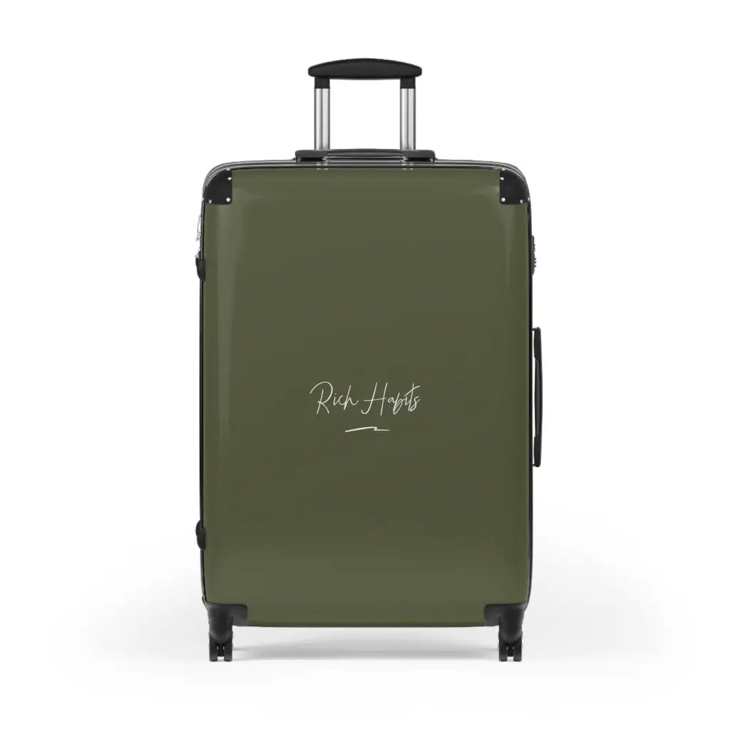 Green Suitcase - Large / Black - Bags