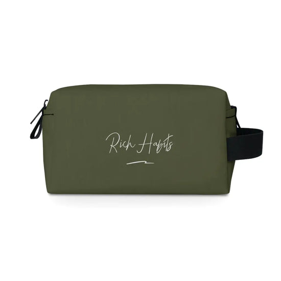 Green Toiletry Bag - 7.5” x 4” 3.8” - Bags