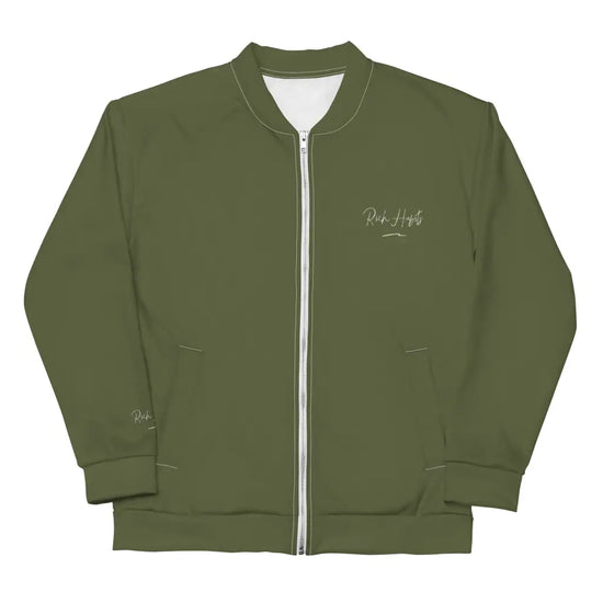 Green Unisex Bomber Jacket - XS