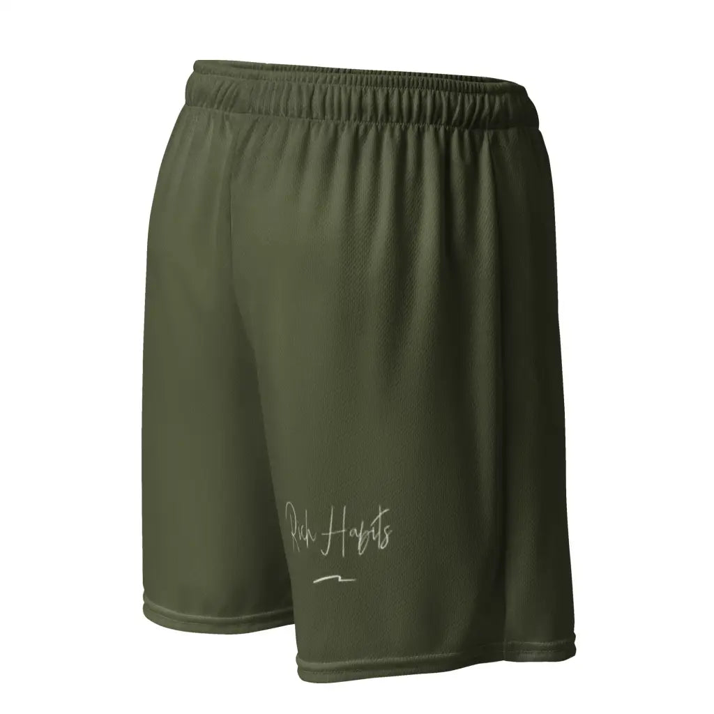 Green Unisex mesh shorts