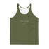 Green Unisex Tank Top - XS