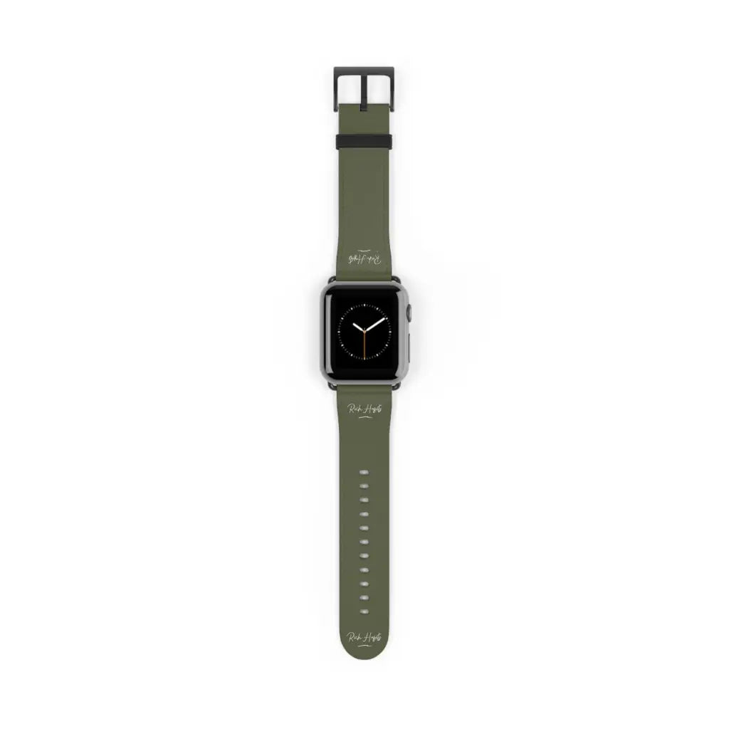 Green Watch Band - 38 - 41 mm / Black Matte - Accessories