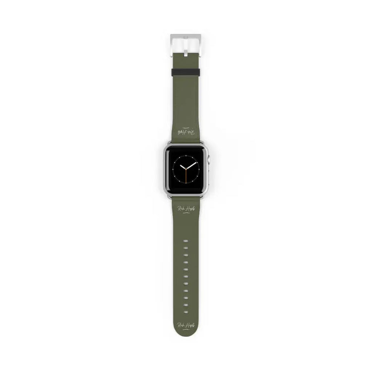 Green Watch Band - 38 - 41 mm / Silver Matte - Accessories