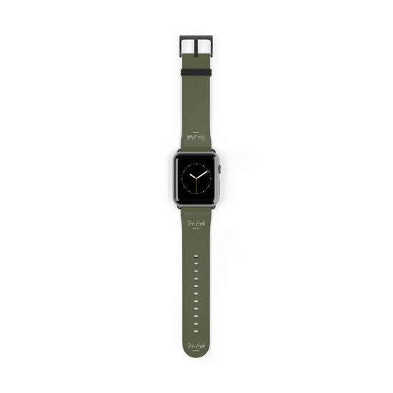 Green Watch Band - 42 - 45 mm / Black Matte - Accessories