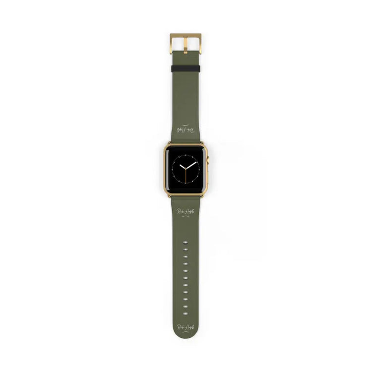 Green Watch Band - 42 - 45 mm / Gold Matte - Accessories