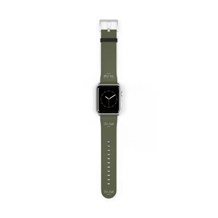 Green Watch Band - 42 - 45 mm / Silver Matte - Accessories