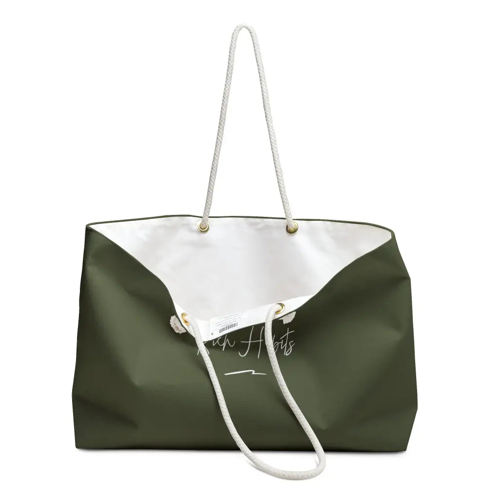 Green Weekender Bag - 24 × 13 - Bags