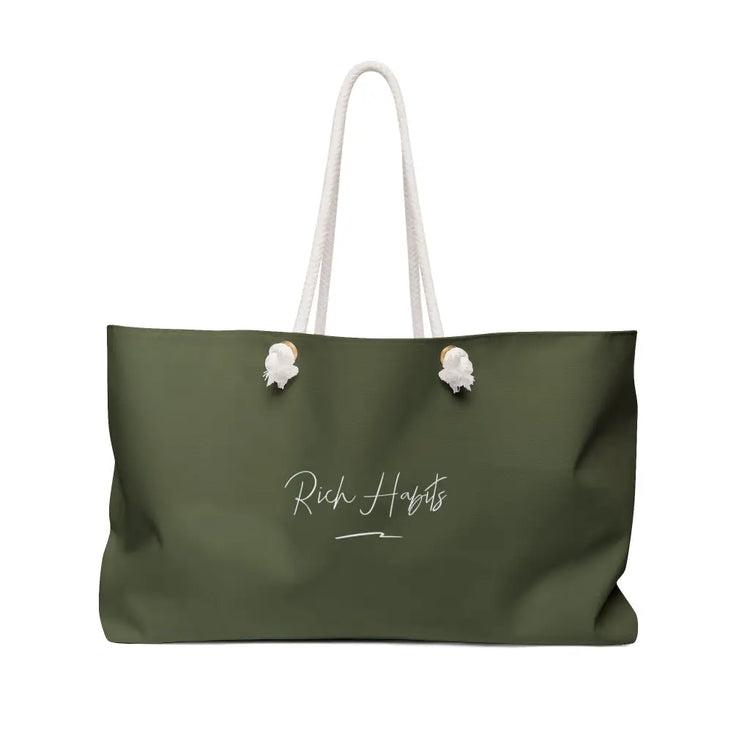 Green Weekender Bag - 24 × 13 - Bags