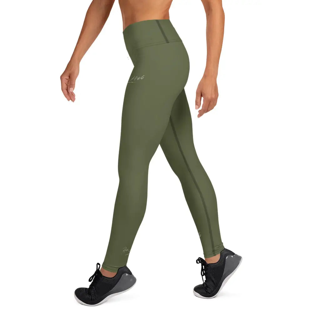 Green Yoga Leggings